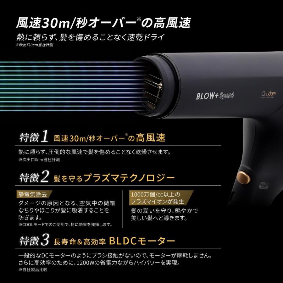 Onedam(ワンダム) ABD-701 PROFESSIONAL プラズマイオンヘアドライヤー