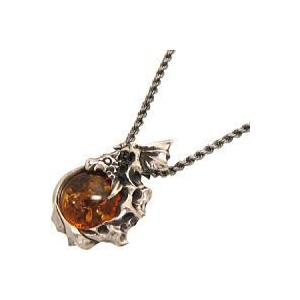 グラムスケイル（GLAM SCALE） 6T-005ANアンバー シルバー ペンダント