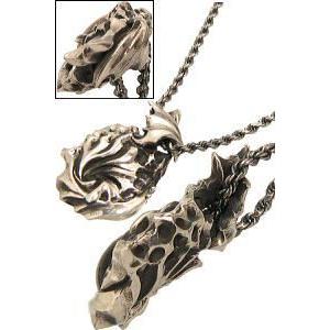 グラムスケイル（GLAM SCALE） 6T-005ANアンバー シルバー ペンダント