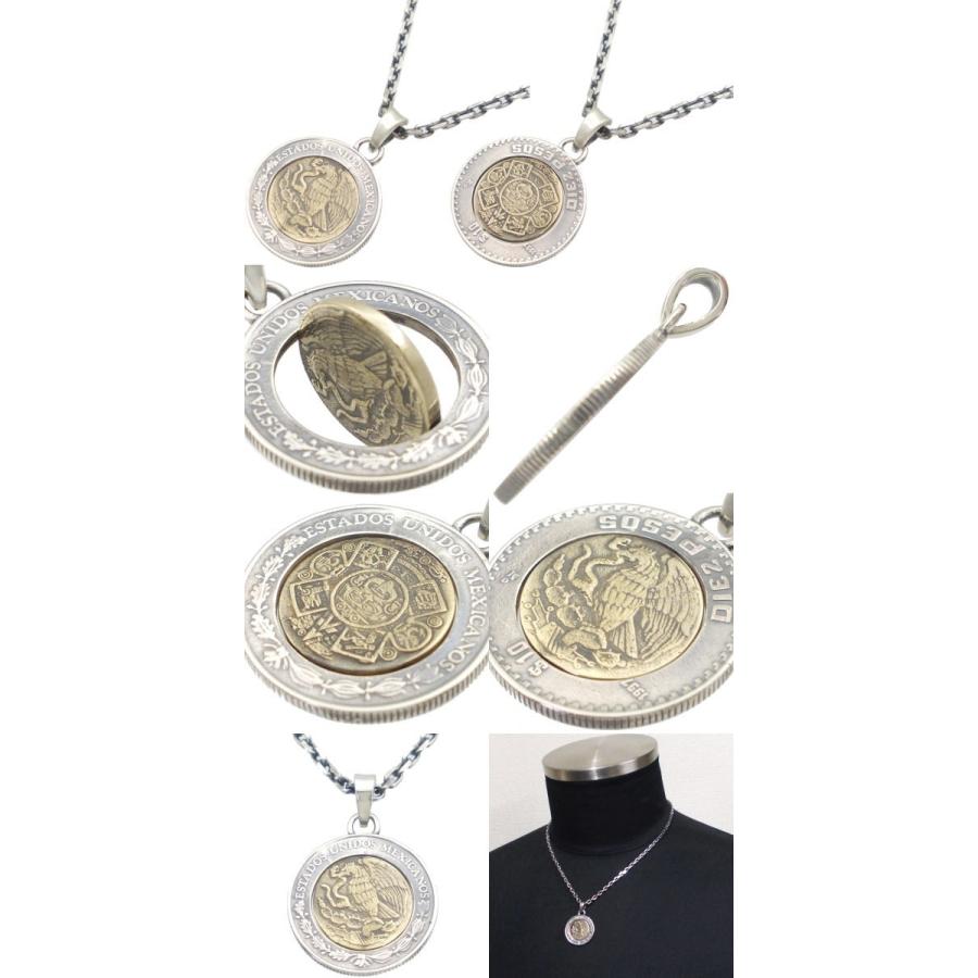 AQUA SILVER（アクアシルバー） ブラスコンビコインシルバーペンダントトップ : シルバーアクセサリーバズショット - 通販 -  Yahoo!ショッピング