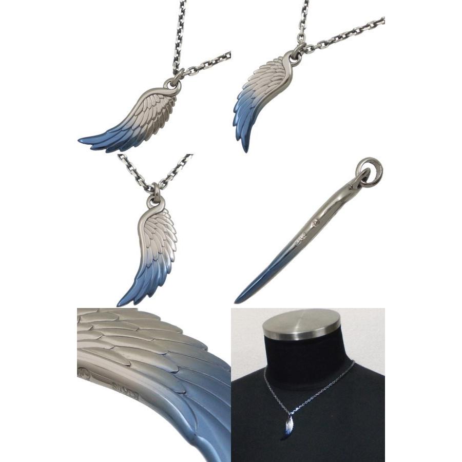 AQUA SILVER（アクアシルバー） ブルーフェザーシルバーペンダント 