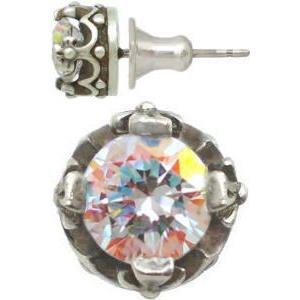 ミスティックキュービック クロス クラウン シルバー ピアス |  | 01