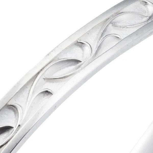AQUA SILVER(アクアシルバー) スモール アラベスク シルバーバングルの画像
