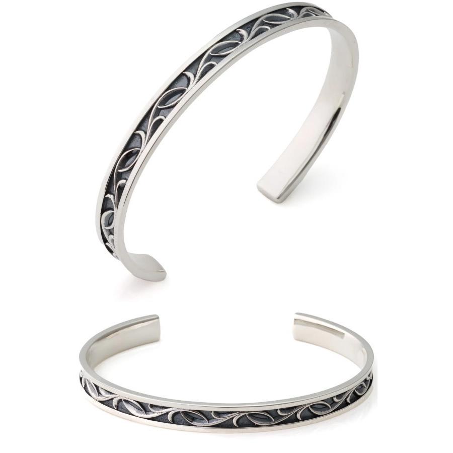 AQUA SILVER（アクアシルバー） ミディアム アラベスク シルバー