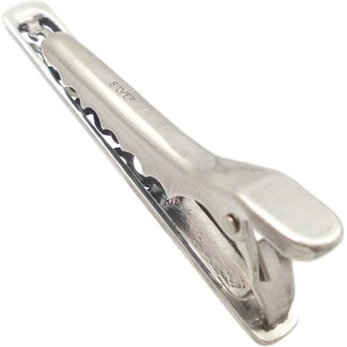 7月)ルビー スクロール シルバーネクタイピン 誕生石 : シルバー