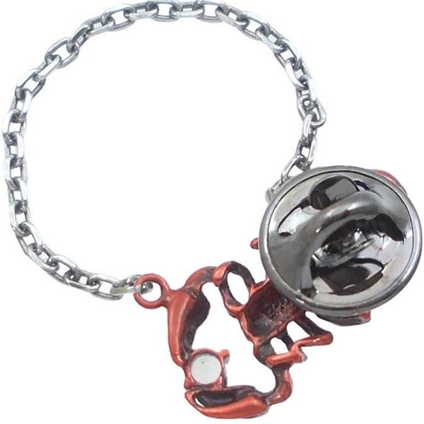 ヒステリックスグラマースコーピオン シルバーリング 925 赤いストーン付！