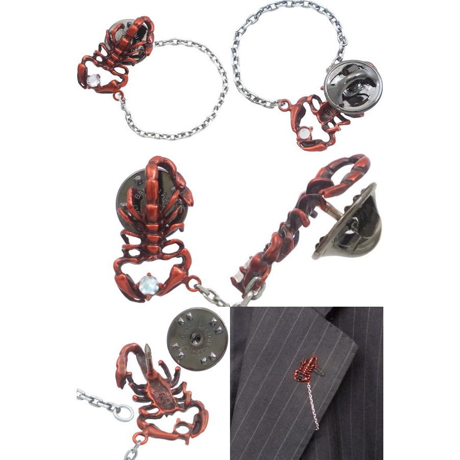 ヒステリックスグラマースコーピオン シルバーリング 925 赤いストーン付！