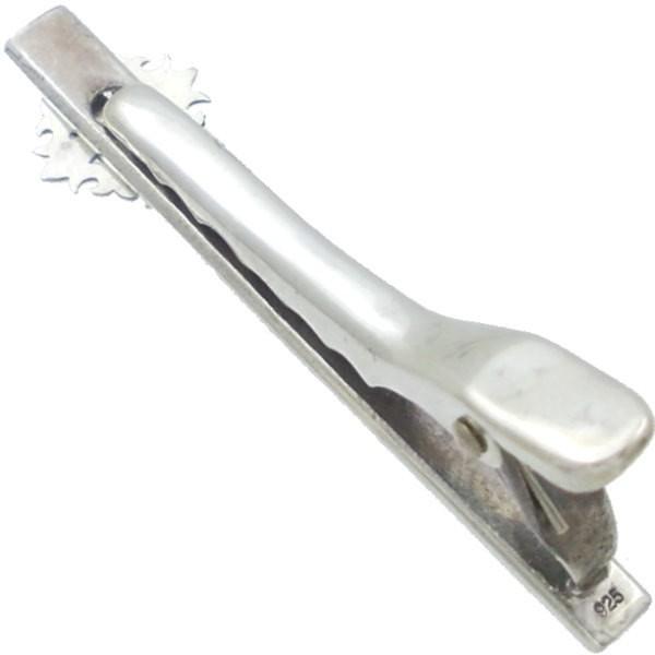 7月)ルビー ゴシック クロス シルバー ネクタイピン誕生石 : シルバー