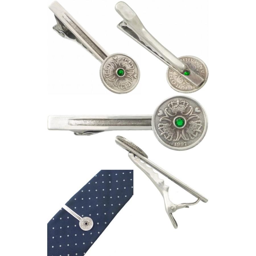 5月)エメラルドグラス 1 クローネ コイン シルバー ネクタイピン 誕生石 : シルバーアクセサリーバズショット - 通販 -  Yahoo!ショッピング