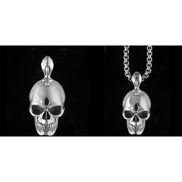 LONE ONES（ロンワンズ） スモールペタルスカルシルバーペンダント