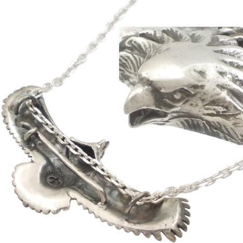 2月)アメジスト イーグル シルバー ペンダントトップ 誕生石