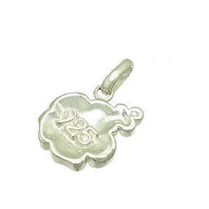 ハイビスカス シルバー925 ペンダントトップ : シルバーアクセサリー