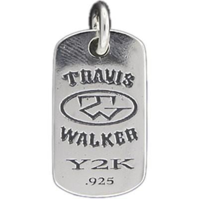 トラヴィスワーカー(TRAVIS WALKER) ロゴシルバードッグタグ - 通販