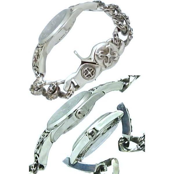 エネミー シルバー sv925 ブレスレット SV925 Puzzle chain ブレスレット | White&Blue