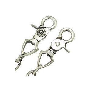 クロスシルバーウォレットチェーン Sフック Enemy(エネミー