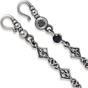 AQUA SILVER（アクアシルバー） メンズブラックCZアラベスクシルバー