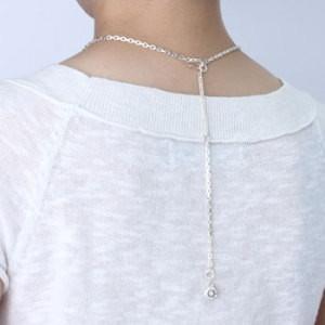 AQUA SILVER（アクアシルバー） ホワイトロザリオシルバーペンダント