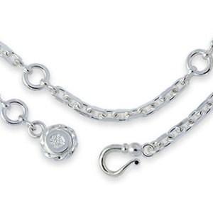 AQUA SILVER(アクアシルバー) ホワイトロザリオシルバーペンダントネックレスの画像