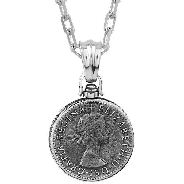 AQUA SILVER SILVER(アクアシルバー) 6ペンスコイン シルバー