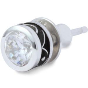 Aqua Silver アクアシルバー クリアczアラベスクシルバーピアス Fpp 010f Z シルバーアクセサリーバズショット 通販 Yahoo ショッピング