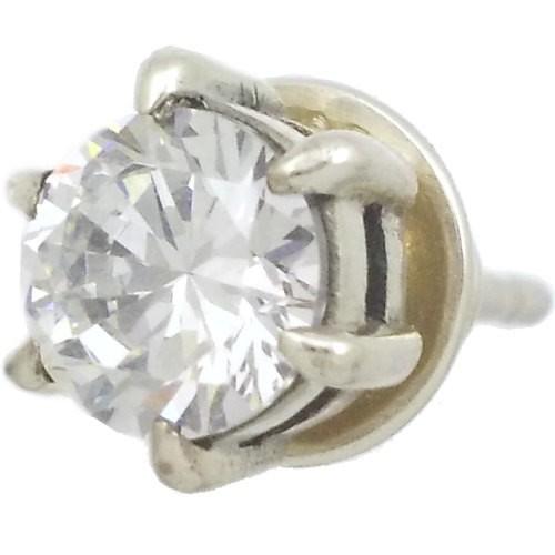 AQUA SILVER（アクアシルバー） クリアCZゴージャスネスシルバーピアス