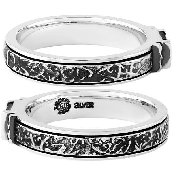 AQUA SILVER(アクアシルバー) 幸せのシックスペンスコイン ストーン シルバー リング（指輪）の画像
