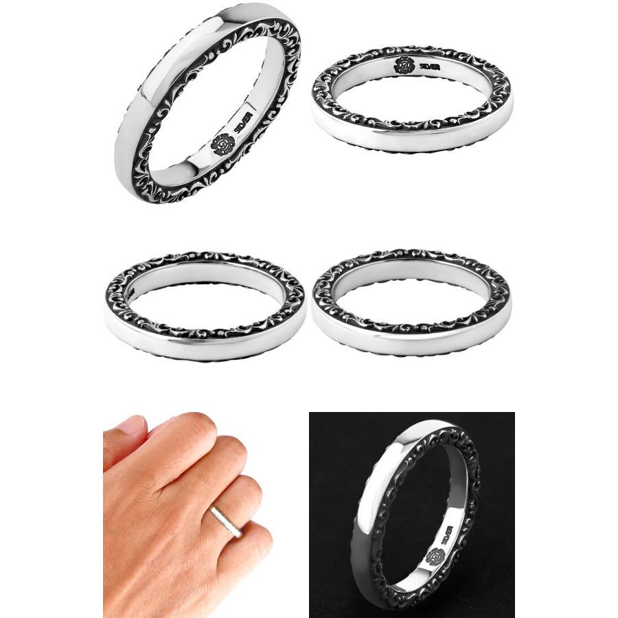 アクアシルバー　アラベスクリング AQUA SILVER（アクアシルバー） サイド アラベスク シルバー リング