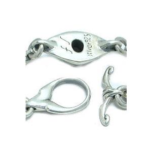 ブラック・スター　シルバー製バングル シルバー925 フリースタイルFreeStyleハーフバングル ブラック