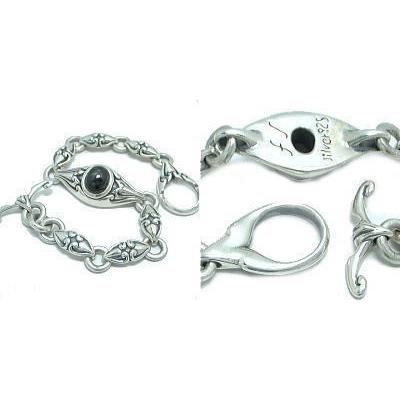 Freestyle（フリースタイル） ブラックスター シルバー ブレスレット