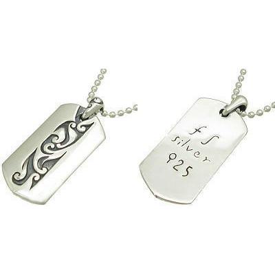 Freestyle（フリースタイル） ウェーブタグ シルバー ペンダント