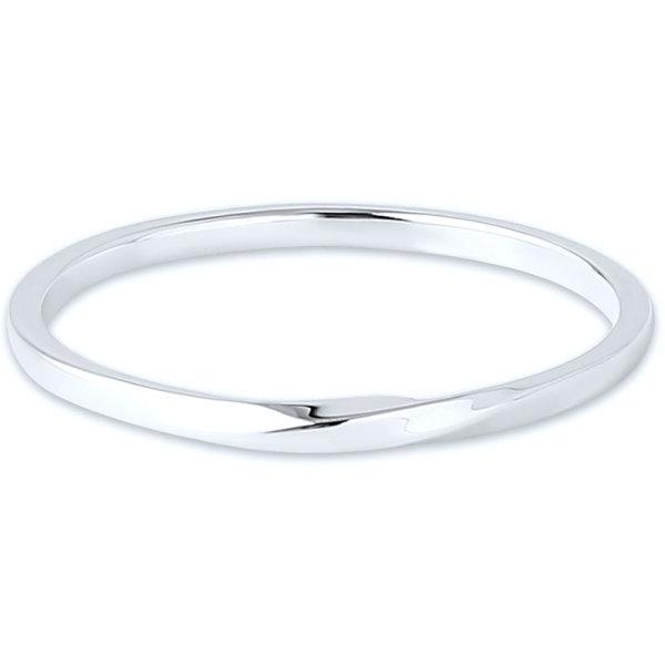 Freestyle（フリースタイル） ツイストデザイン シンプル シルバー