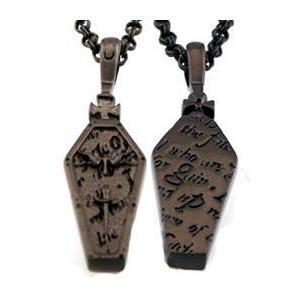 ガウディ ブラックメッセージ ブラス ペンダントネックレス Gaudi 