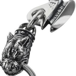 トラヴィスワーカー(TRAVIS WALKER) ミディアムフックピットブルシルバーキーチェーンの画像