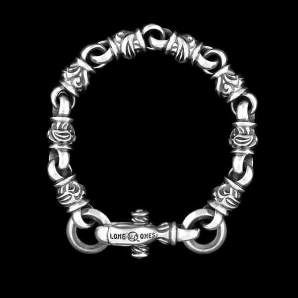 LONE ONES ONES(ロンワンズ) ホーク シルバーブレスレット : シルバー