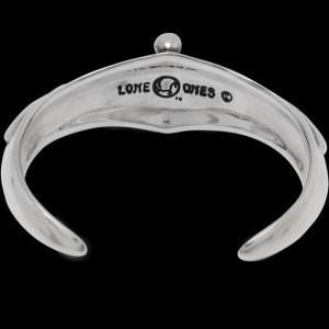 LONE ONES ロンワンズ　カーヴドスタッド　スプレッドイーグル LONE ONES（ロンワンズ） スプレッドイーグルシルバーバングル カフ