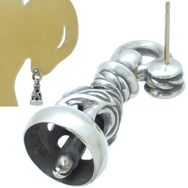 LONE ONES（ロンワンズ） スモールドーヴベルシルバーピアス