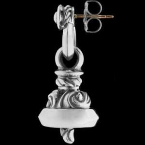 LONE ONES ONES(ロンワンズ) ヘロンベルシルバーピアス : シルバー