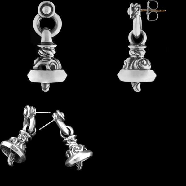 【最終値下げ】LONE ONES シルバー ベル型ピアス【正規品】 LONE ONES ONES(ロンワンズ) ヘロンベルシルバーピアス