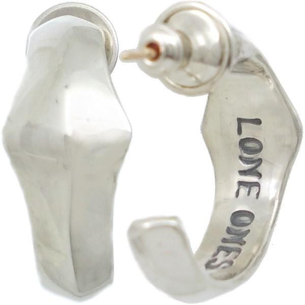 LONE ONES（ロンワンズ） ラージシルクフープシルバーピアス