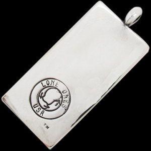 LONE ONES ONES(ロンワンズ) スモールバードドッグタグシルバー