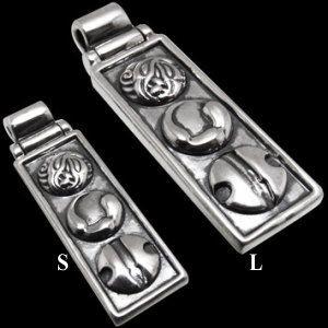 LONE ONES ONES(ロンワンズ) スモール3ロゴシルバーペンダント