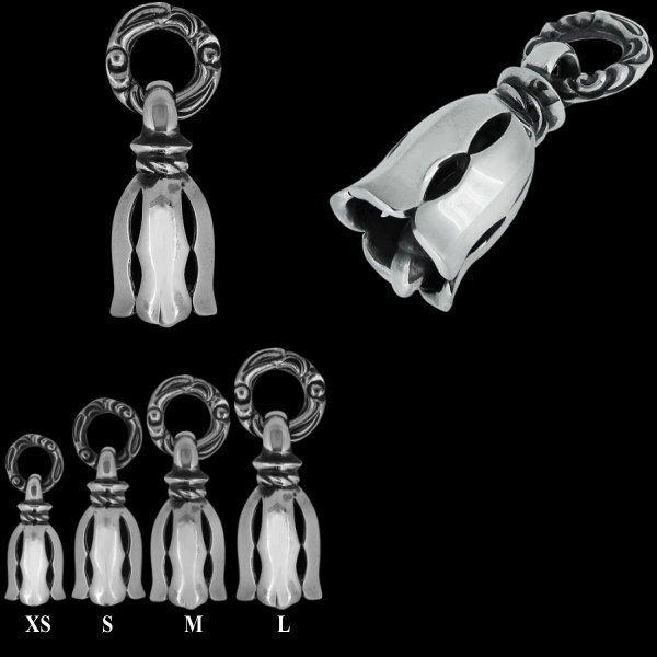 LONE ONES（ロンワンズ） ミディアムシルクベルシルバーペンダント