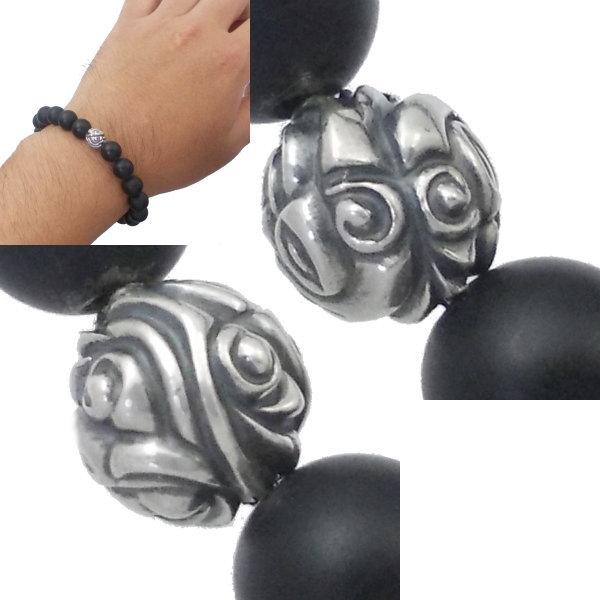 Loneones ロンワンズMF エンボスドネストビードブレスレット925