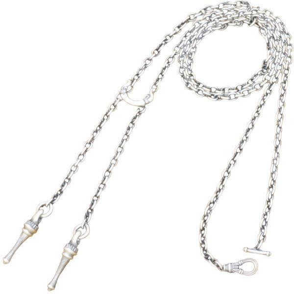 PDアタッチメント Tバー シルバー ループタイ チェーン Mad Graffiti（マッドグラフィティ） MGCH0009シルバー
