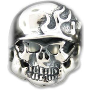 Travis Walker Helmet Skull Ring 21号　保証書付 Travis Walker（トラヴィスワーカー） フレイムヘルメットスカル