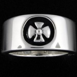 トラヴィスワーカー(TRAVIS WALKER) ラージゴシッククロスシルバーリング（指輪）の画像