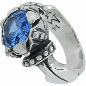 トラヴィスワーカー(TRAVIS WALKER) ネプチューン ウィズ ジルコニア シルバーリング（指輪）の画像