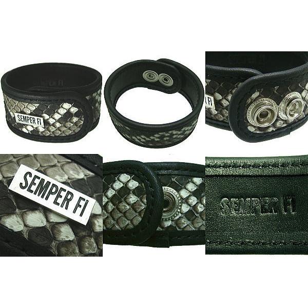 RESURRECTパイソン シルバー ブレスレット SEMPER FI(センパーフィ)の画像