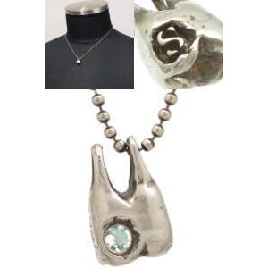 (11月)ブルートパーズ オクバ シルバー ペンダント トップ SWANKY(スワンキー)誕生石の画像