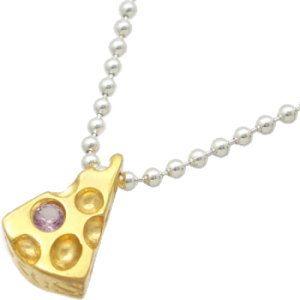 (10月)ピンクトルマリン ゴールドコート チーズ シルバー ペンダント トップ SWANKY(スワンキー)誕生石